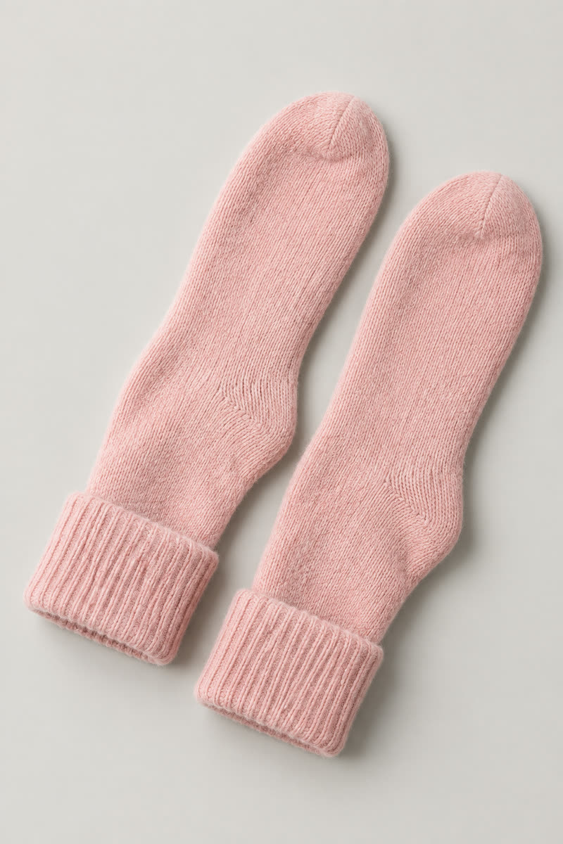 Cashmere-Blend Plush Bed Socks - 1